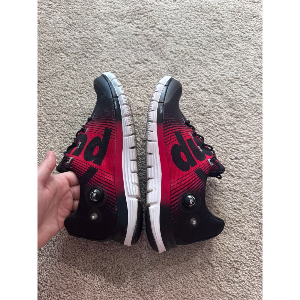 Reebok Z Pump Fusion Running Shoes Red & Black Men's Size 10 Sneakers Athletic - Picture 2 of 10